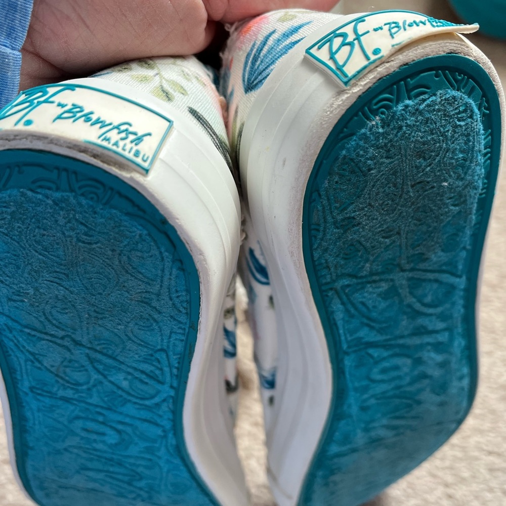 Blowfish Slip-on Sneakers - White and Blue - Picture 4 of 4